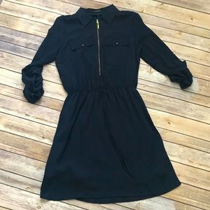 A Navy Blue Midi